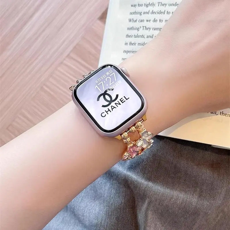 KVZUVUU Watch Band Apple Compatibility Metal-2