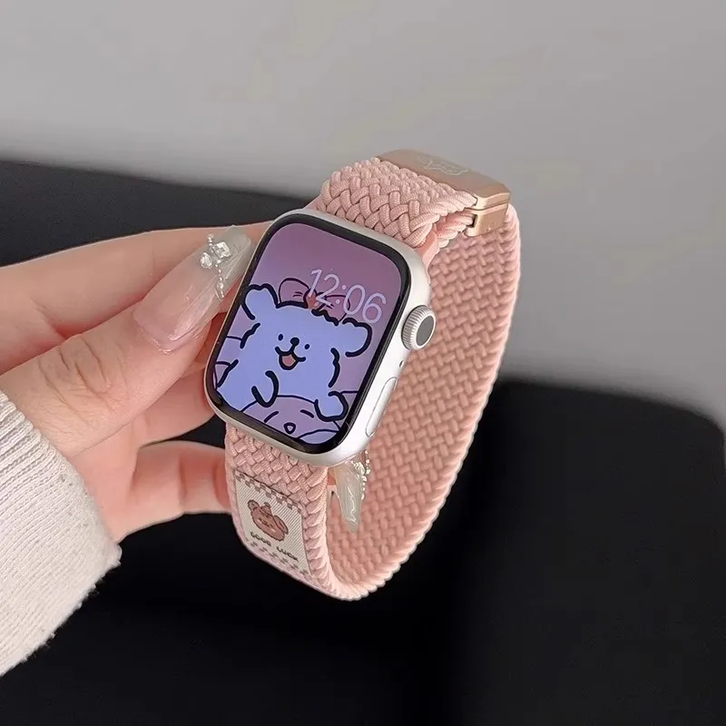 KVZUVUU Apple Compatibility Watch Band 180mm Nylon Material-14