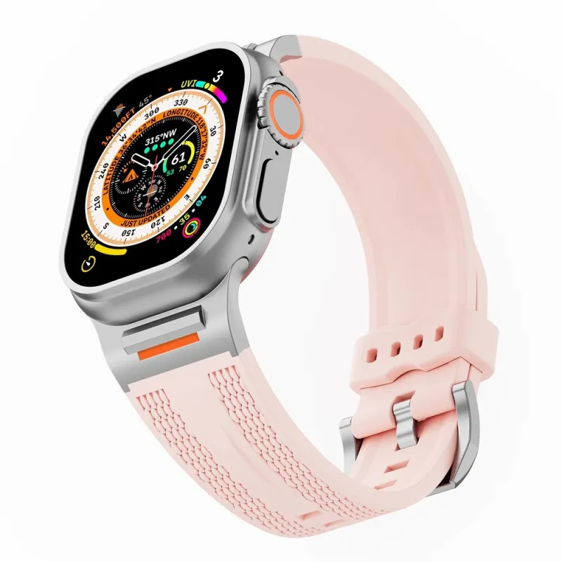 KVZUVUU Apple Compatibility Watch Band Silicone Material-12