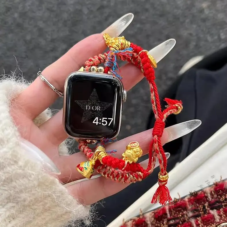 KVZUVUU Watch Band Apple Compatibility Metal-17