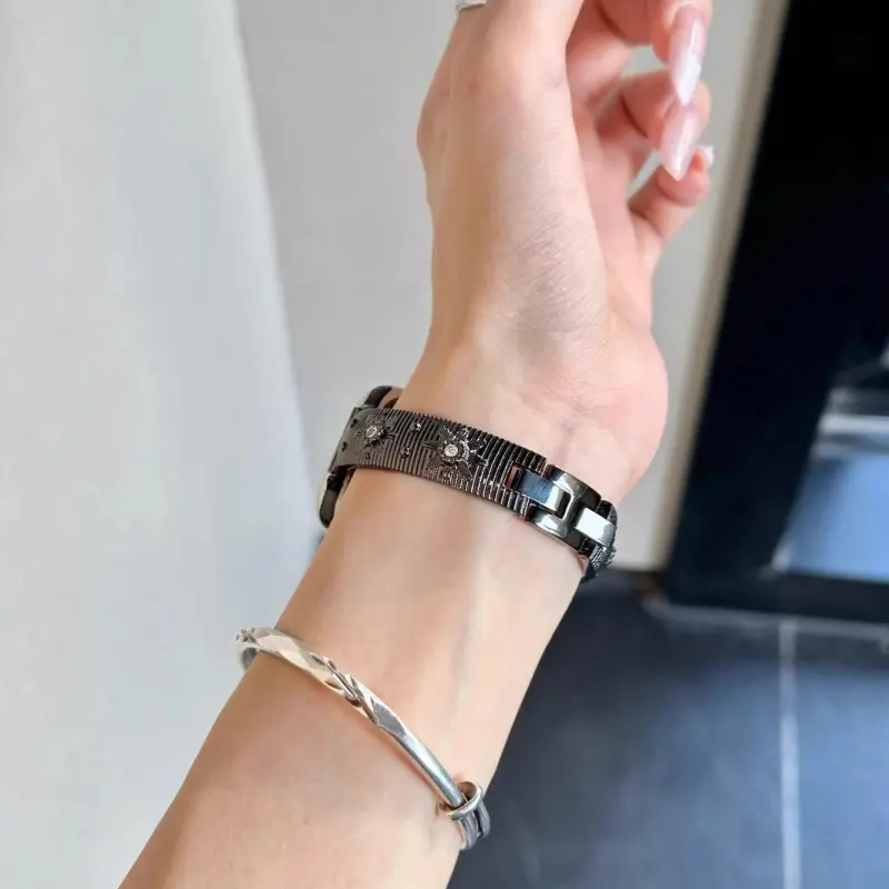KVZUVUU Watch Band Apple Compatibility Metal-17