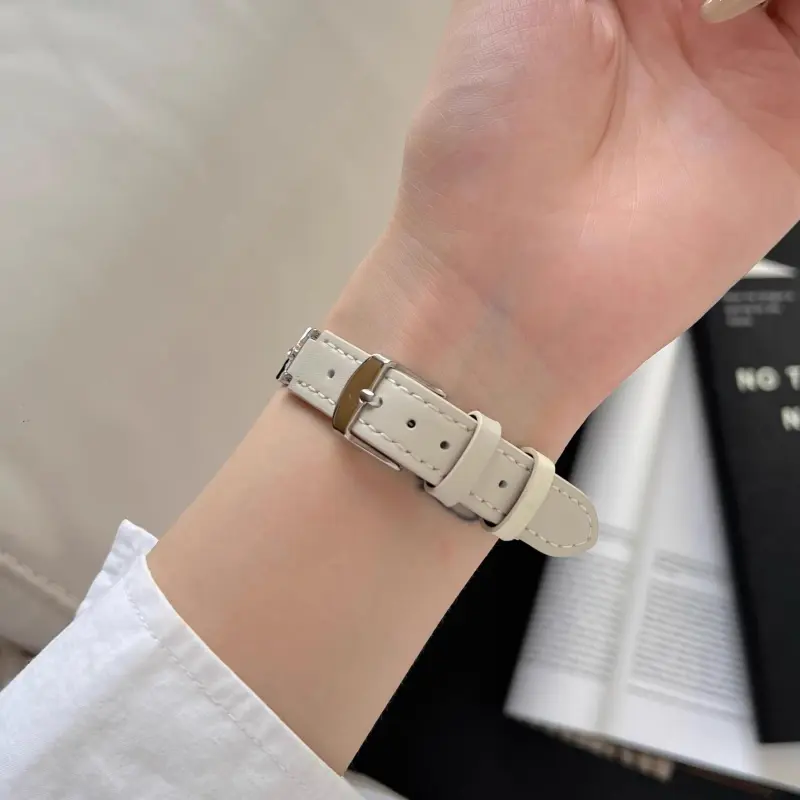 KVZUVUU IwatchS10/s9/8/7/6/Ultra Apple Compatibility Watch Band Cowhide Leather Material-3