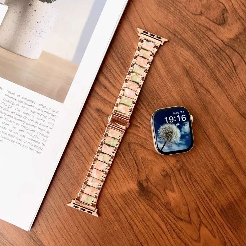 KVZUVUU Apple Compatibility Watch Band Metal-19