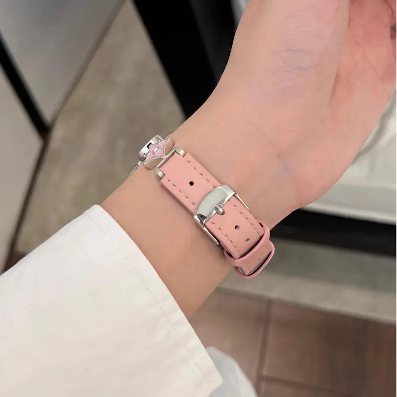 KVZUVUU IwatchS10/s9/8/7/6/Ultra Apple Compatibility Watch Band Cowhide Leather Material-8