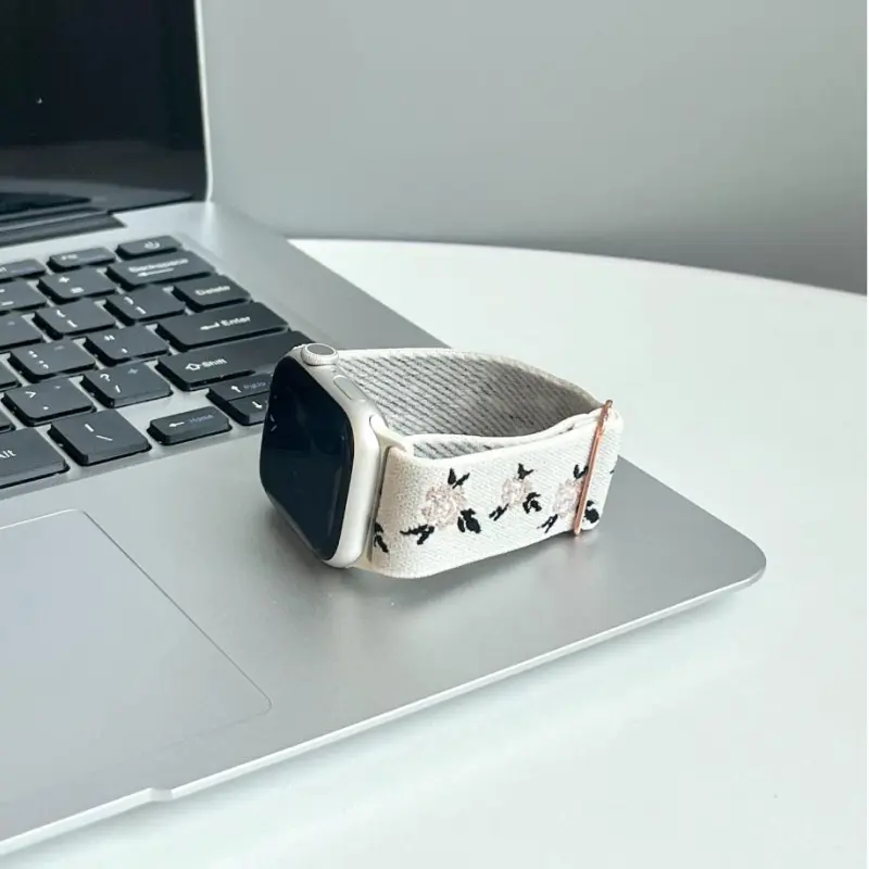 KVZUVUU Apple Compatibility Watch Band Nylon Material-2