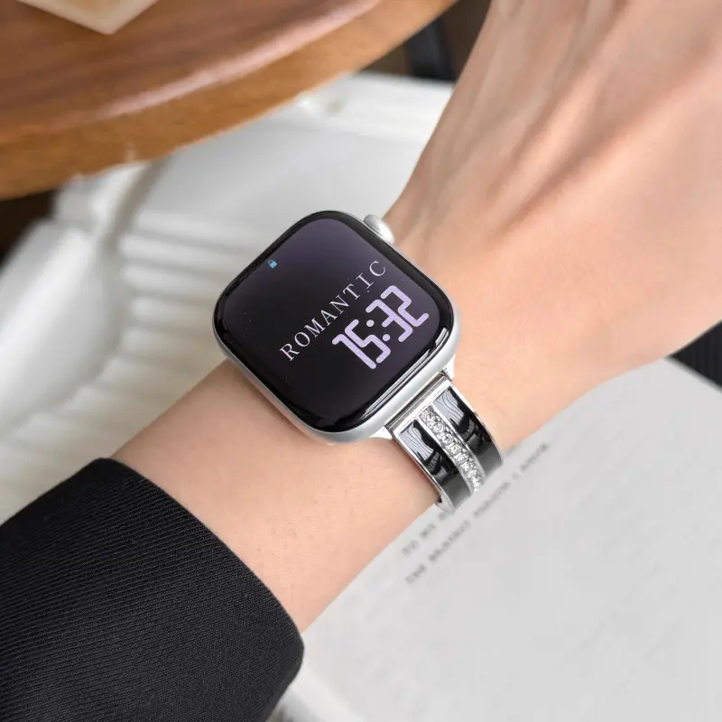 KVZUVUU Watch Band Apple Compatibility Metal-29