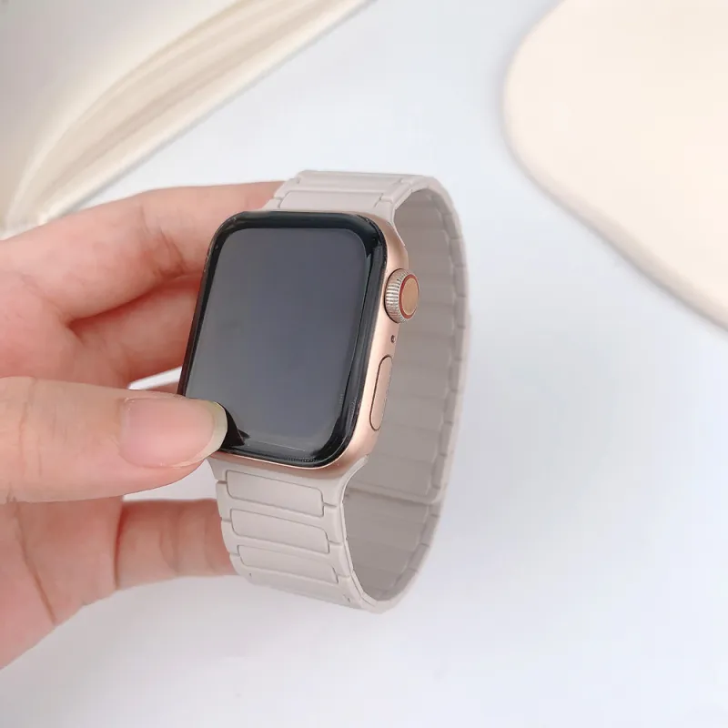 KVZUVUU Apple Compatibility Watch Band Silicone Material-5