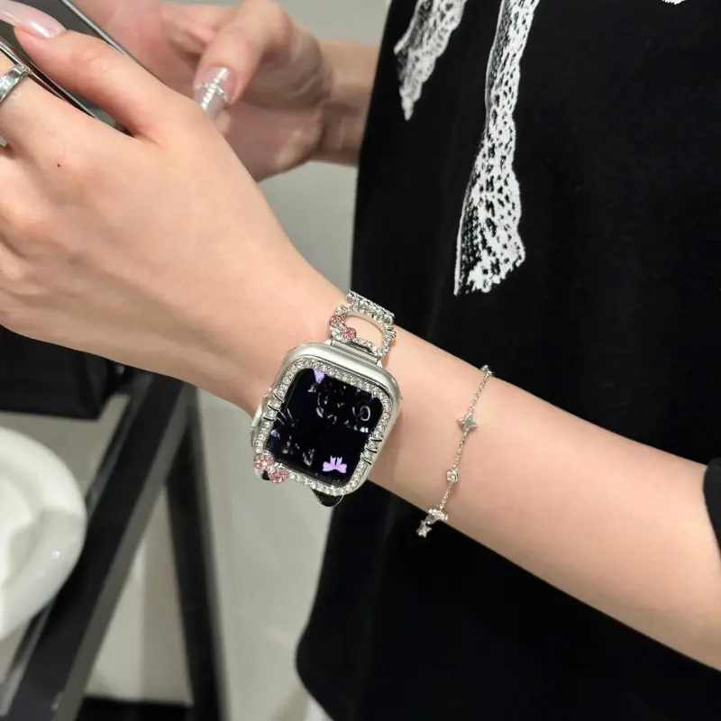 KVZUVUU IwatchS10/s9/8/7/6/Ultra Apple Compatibility Watch Band Metal-7