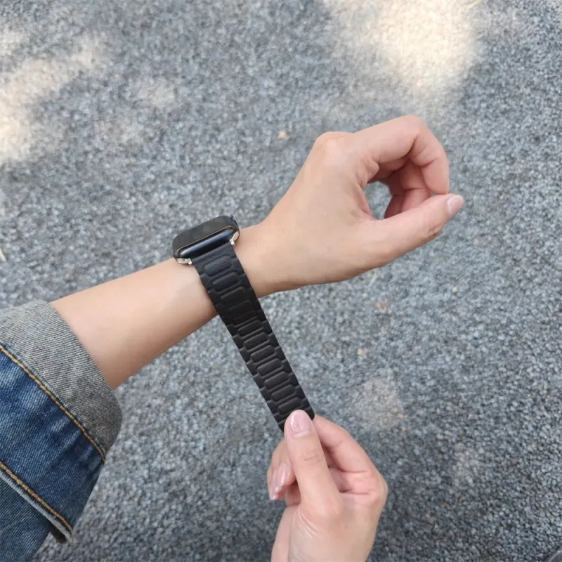 KVZUVUU Apple Compatibility Watch Band Cowhide Leather Material-25