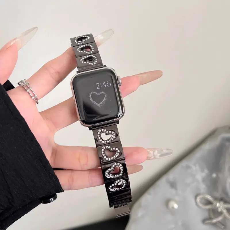 KVZUVUU Watch Band Apple Compatibility Metal-19