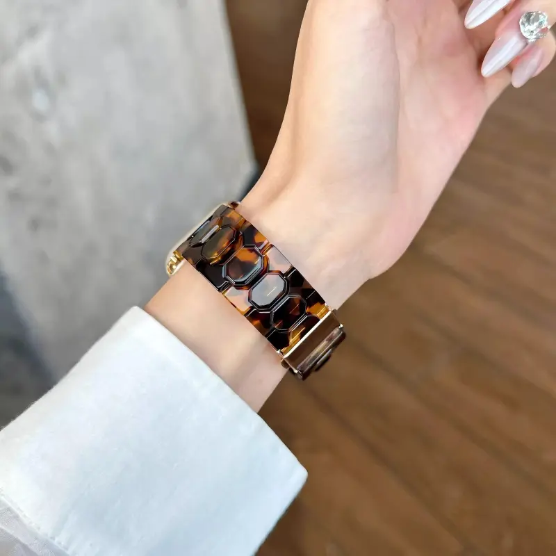 KVZUVUU Apple Compatibility Watch Band Resin Material-1