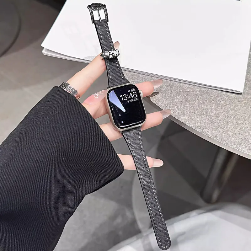 KVZUVUU Apple Compatibility Watch Band Canvas Material-4