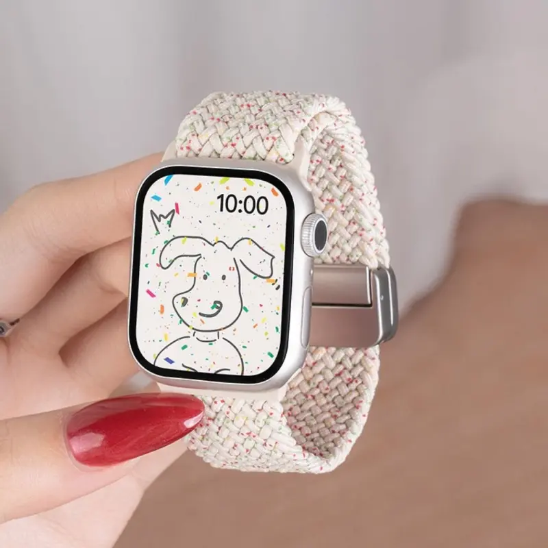 KVZUVUU Apple Compatibility Watch Band 205mm Nylon Material-1
