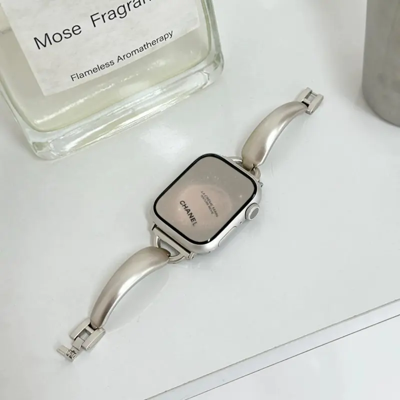 KVZUVUU Apple Compatibility Watch Band 180mm Zinc Alloy Material-2