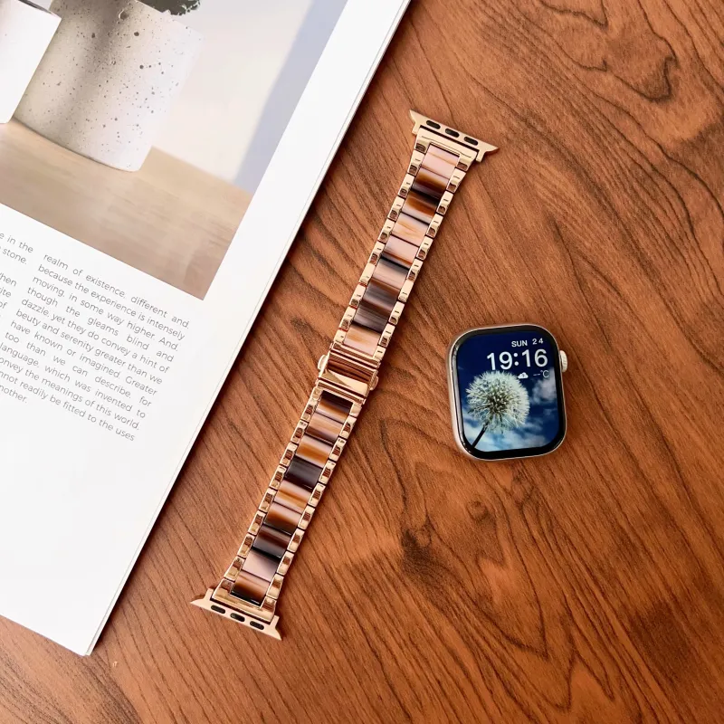 KVZUVUU Apple Compatibility Watch Band Metal-15