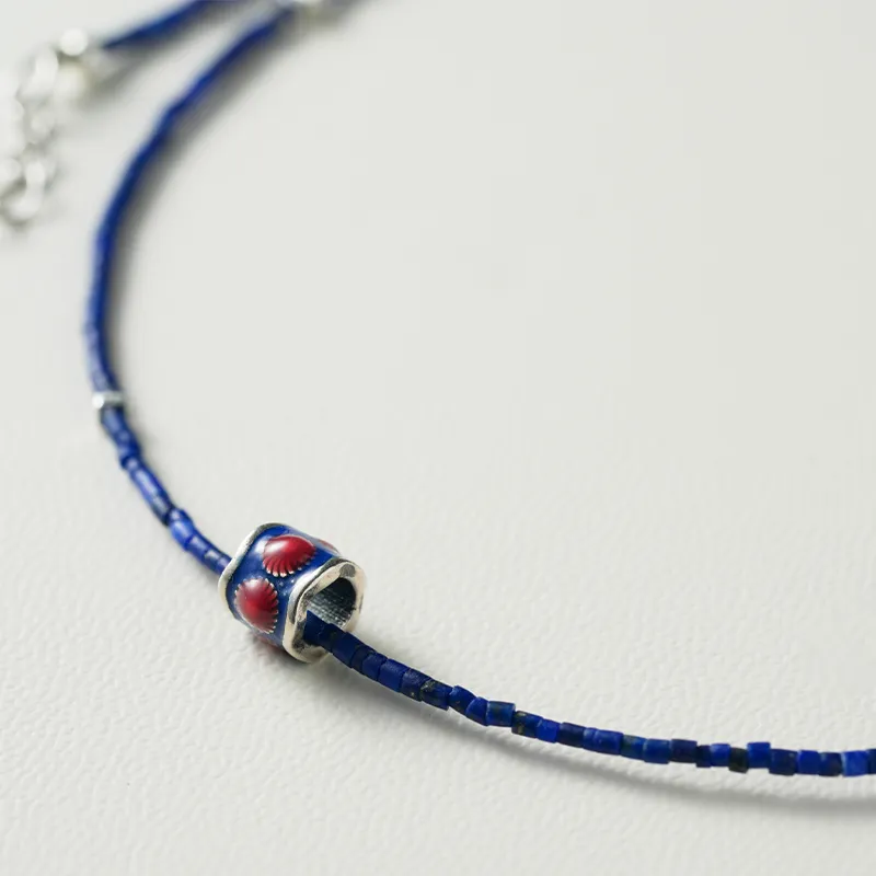 Mountain Naphthalene Lapis Lazuli Necklaces Women's-5
