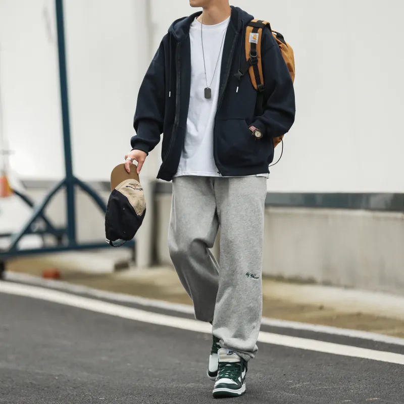 HEEMKIZOO Casual Pants For Fall And Winter Men's-5
