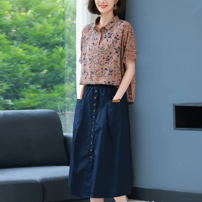 Mula Two Piece Skirt Sets Women's-3
