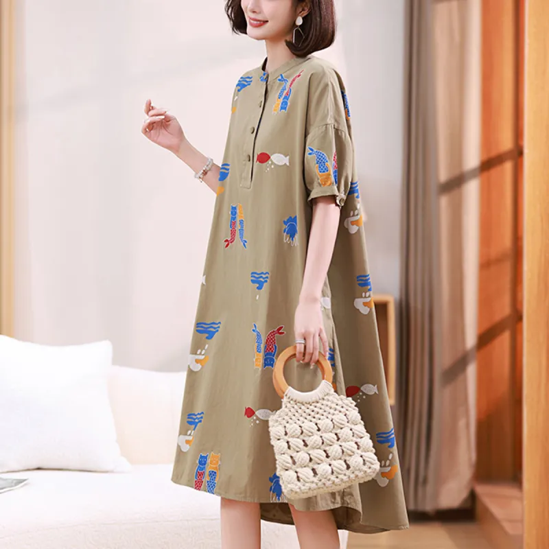 Mula Short Sleeved Dresses Women's-4