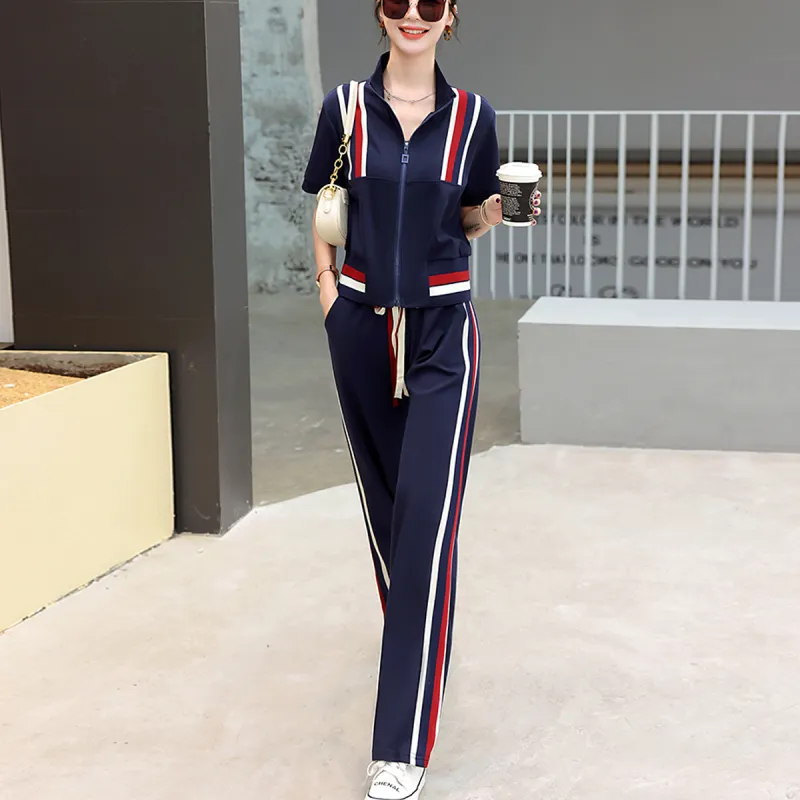 Mula Casual Suit Women's Navy Blue-0