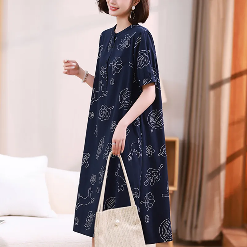 Mula Short Sleeved Dresses Women's-10