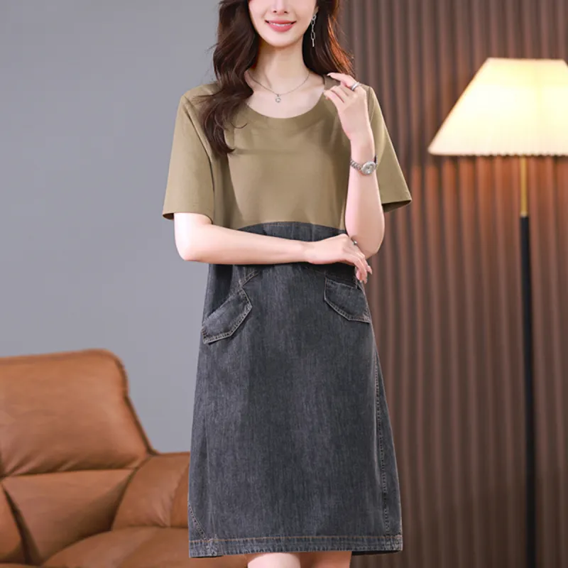 Mula Short Sleeved Dresses Women's-11