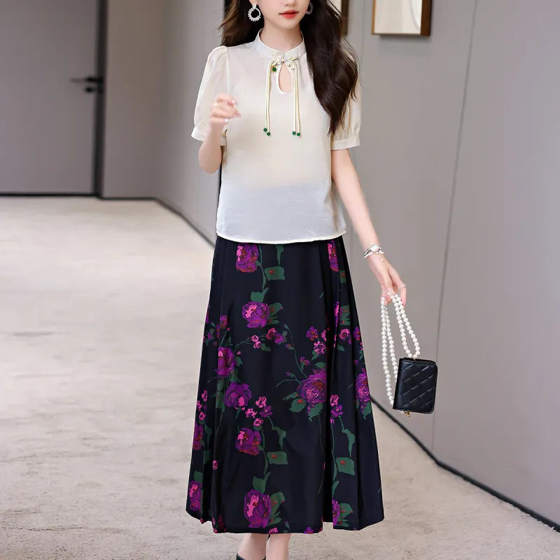 Mula Two Piece Skirt Sets Women's-11
