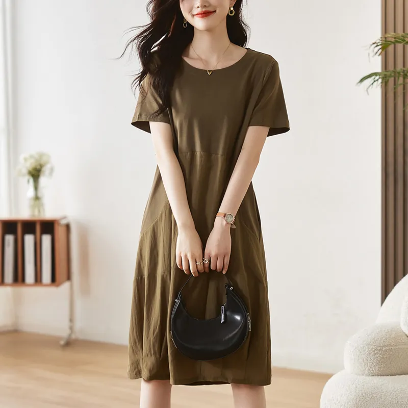 Mula Short Sleeved Dresses Women's-5