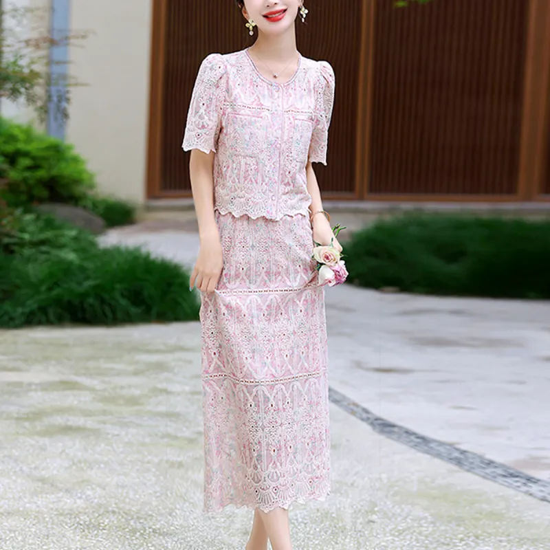 Mula Two Piece Skirt Sets Women's-5