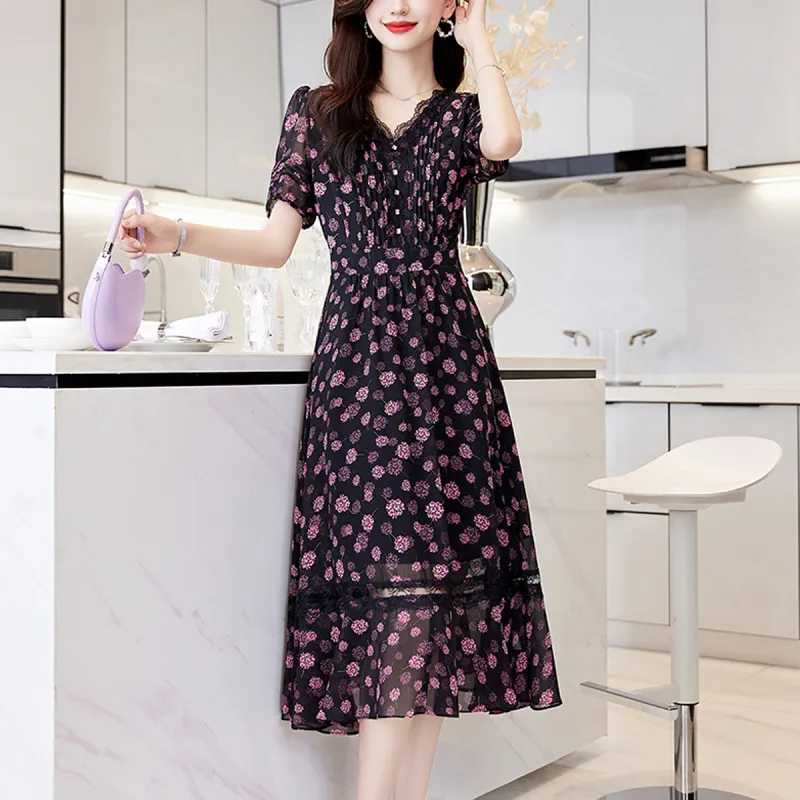Mula Short Sleeved Dresses Women's-11