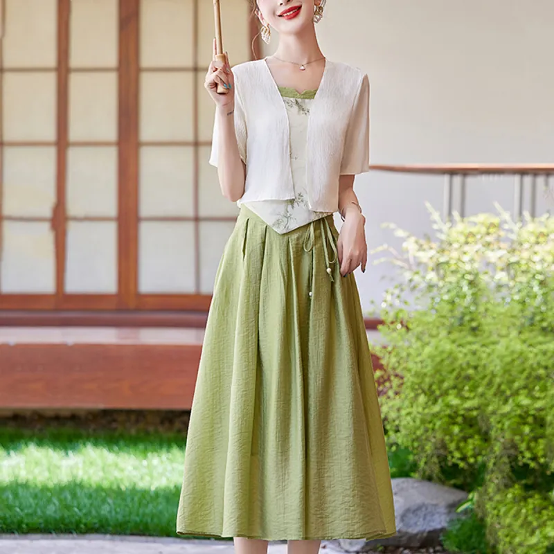 Mula Two Piece Skirt Sets Women's-4