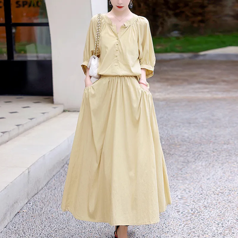 Mula Two Piece Skirt Sets Women's-10