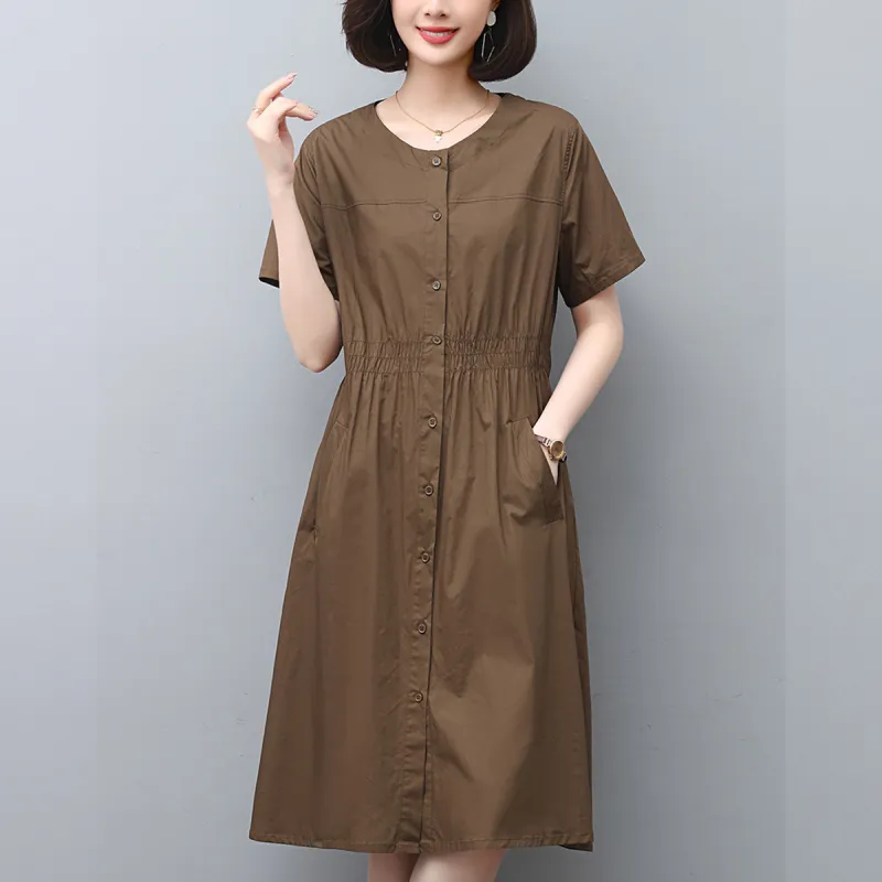 Mula Short Sleeved Dresses Women's-14