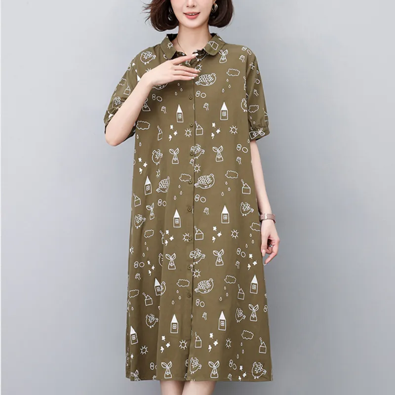 Mula Short Sleeved Dresses Women's-11