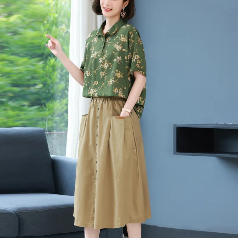 Mula Two Piece Skirt Sets Women's-8