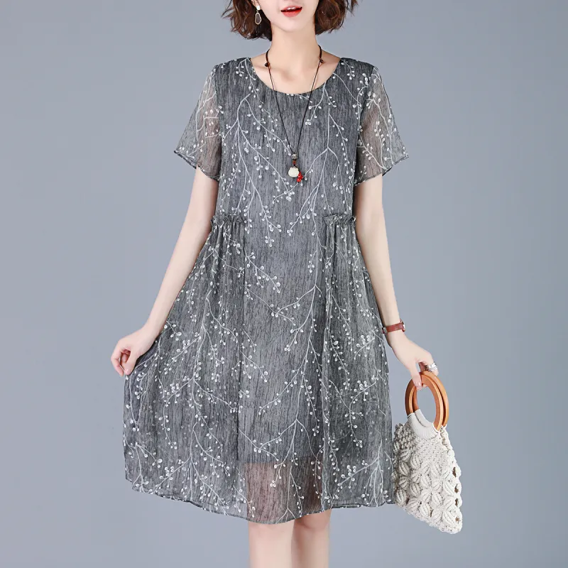 Mula Short Sleeved Dresses Women's-8