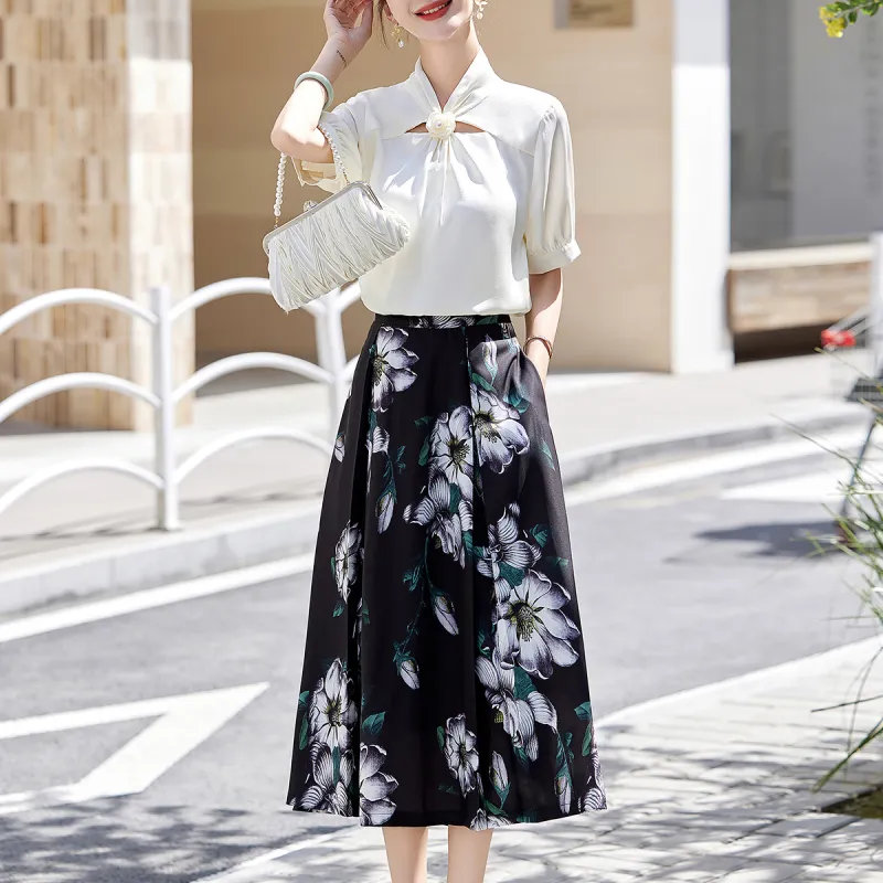 Mula Two Piece Skirt Sets Women's-11