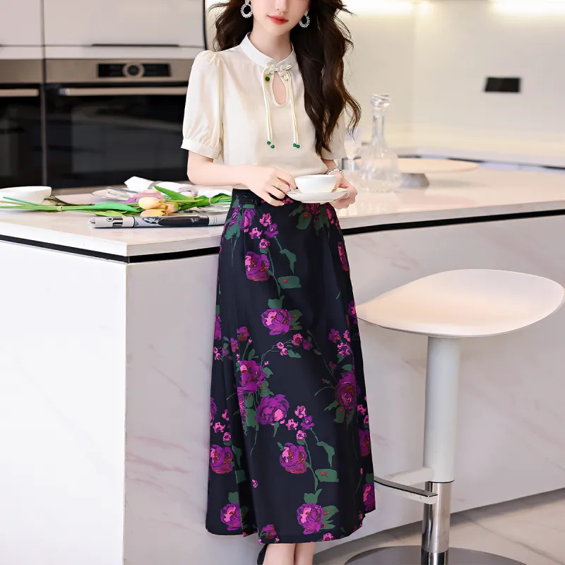 Mula Two Piece Skirt Sets Women's-12