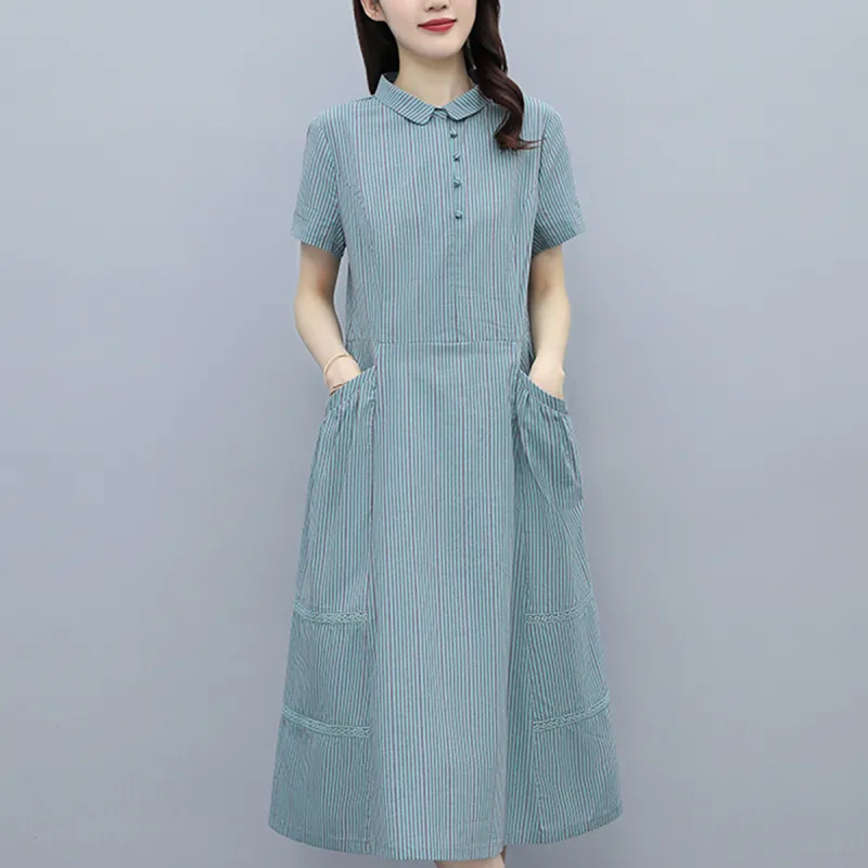 Mula Short Sleeved Dresses Women's-11