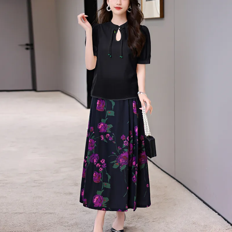 Mula Two Piece Skirt Sets Women's-4
