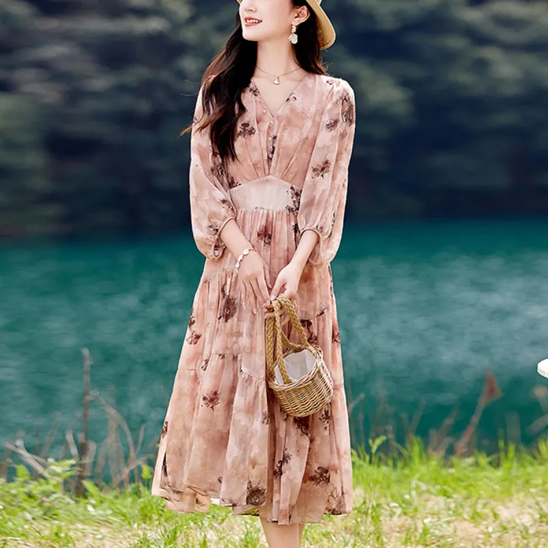Mula Long Sleeved Dresses Women's-10