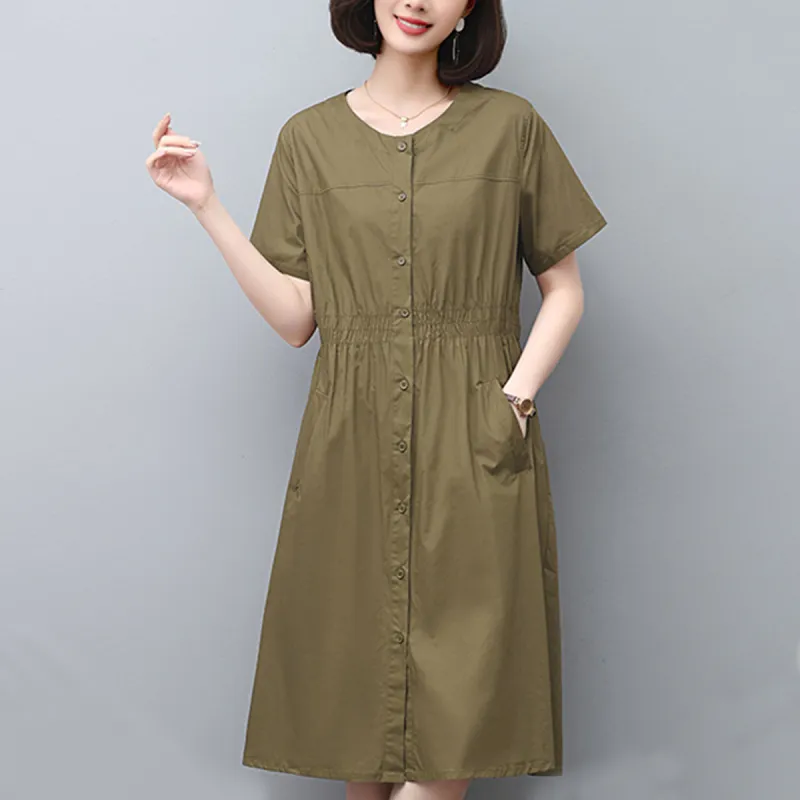 Mula Short Sleeved Dresses Women's-11