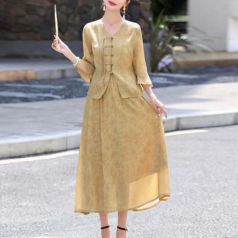 Mula Two Piece Skirt Sets Women's-4