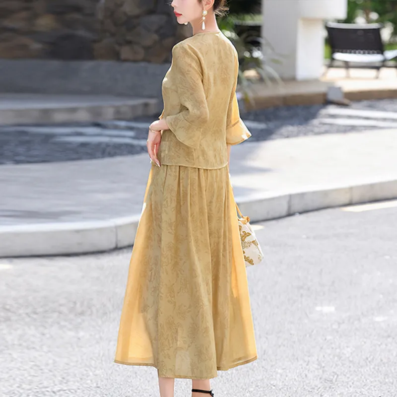 Mula Two Piece Skirt Sets Women's-3