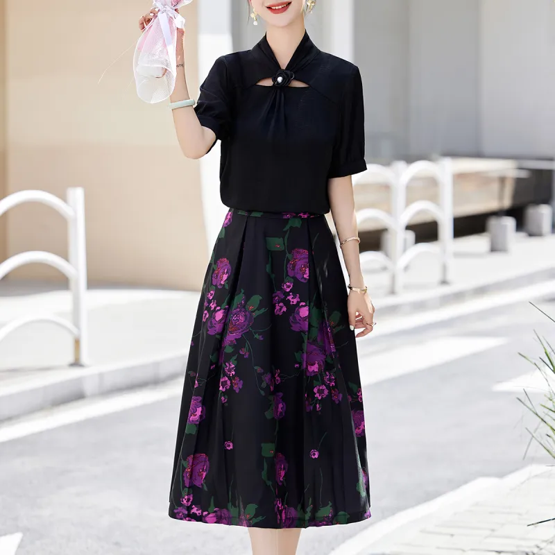 Mula Two Piece Skirt Sets Women's-5