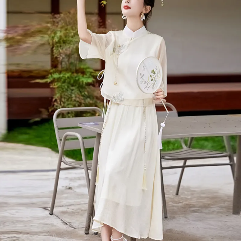 Mula Two Piece Skirt Sets Women's-4