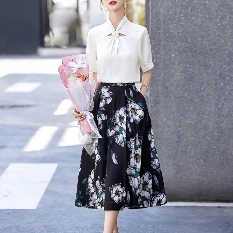 Mula Two Piece Skirt Sets Women's-8