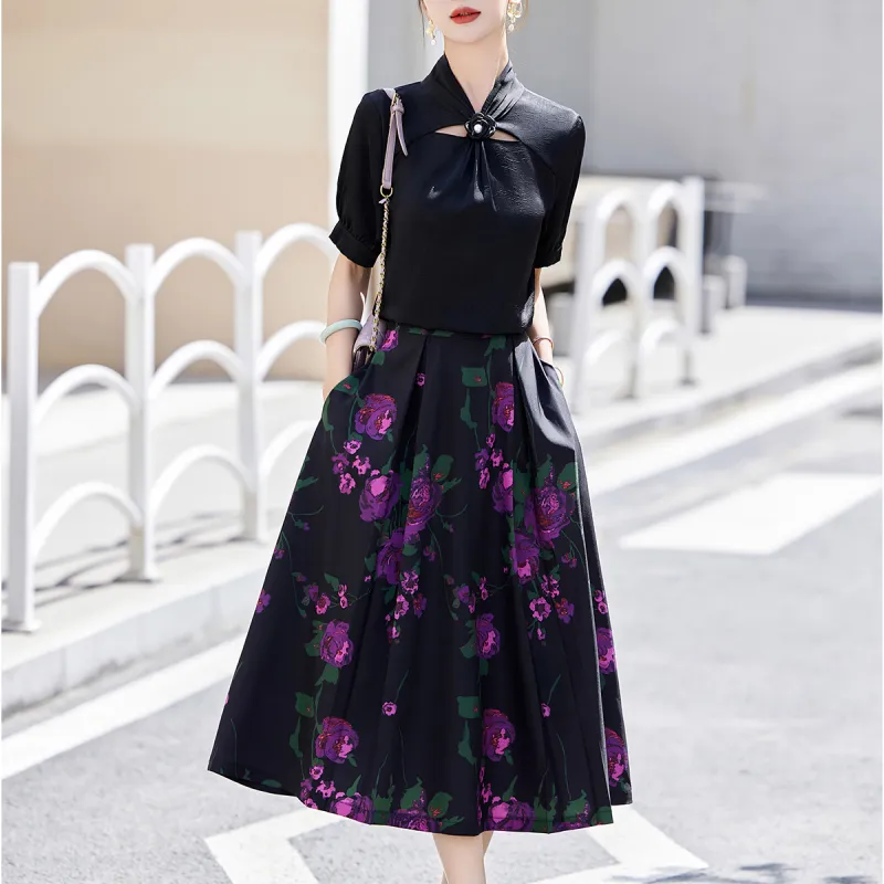 Mula Two Piece Skirt Sets Women's-4