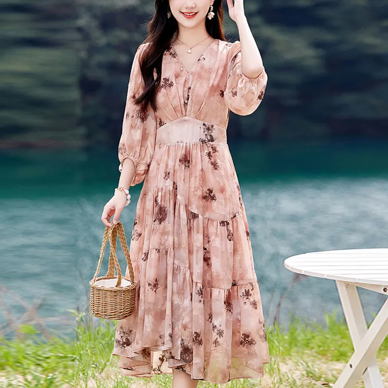 Mula Long Sleeved Dresses Women's-9