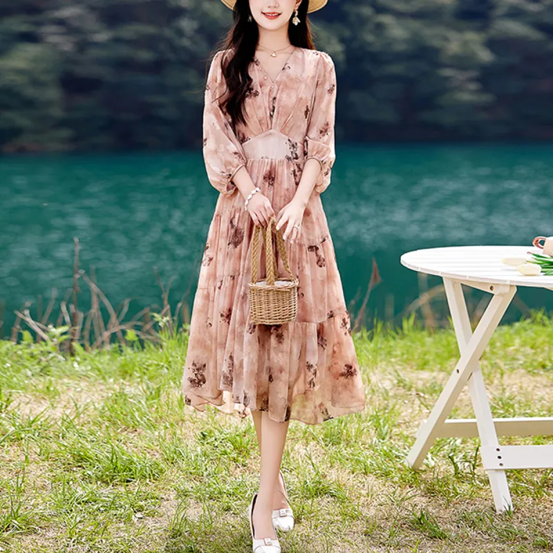 Mula Long Sleeved Dresses Women's-11